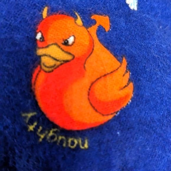 ❤️ Ducks Naughty Nice 2 PCE Boys Pajama Sz 4 - Picture 5 of 6